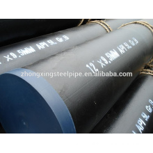 76mm*5mm AISI A 1045 black painted carbon seamless steel pipe